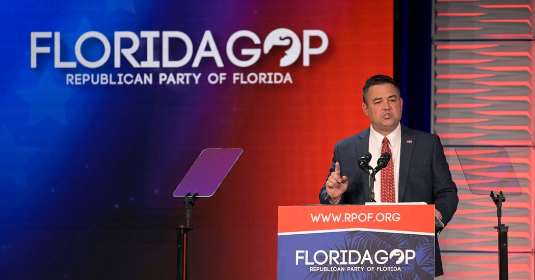 Featured image for "Florida GOP Chair Faces Mounting Pressure Amidst Sexual Assault Allegations"