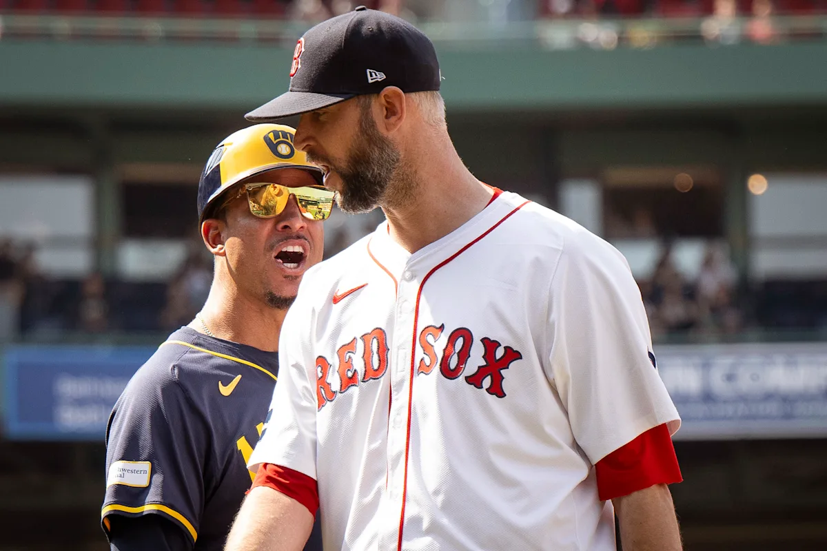 Red Sox and Brewers Benches Clear in Tense Victory for Boston