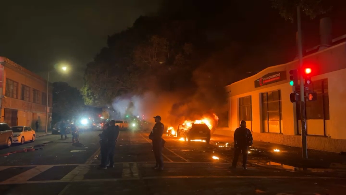 Featured image for Oakland's Weekend Sideshows: Chaos and Flames on the Streets