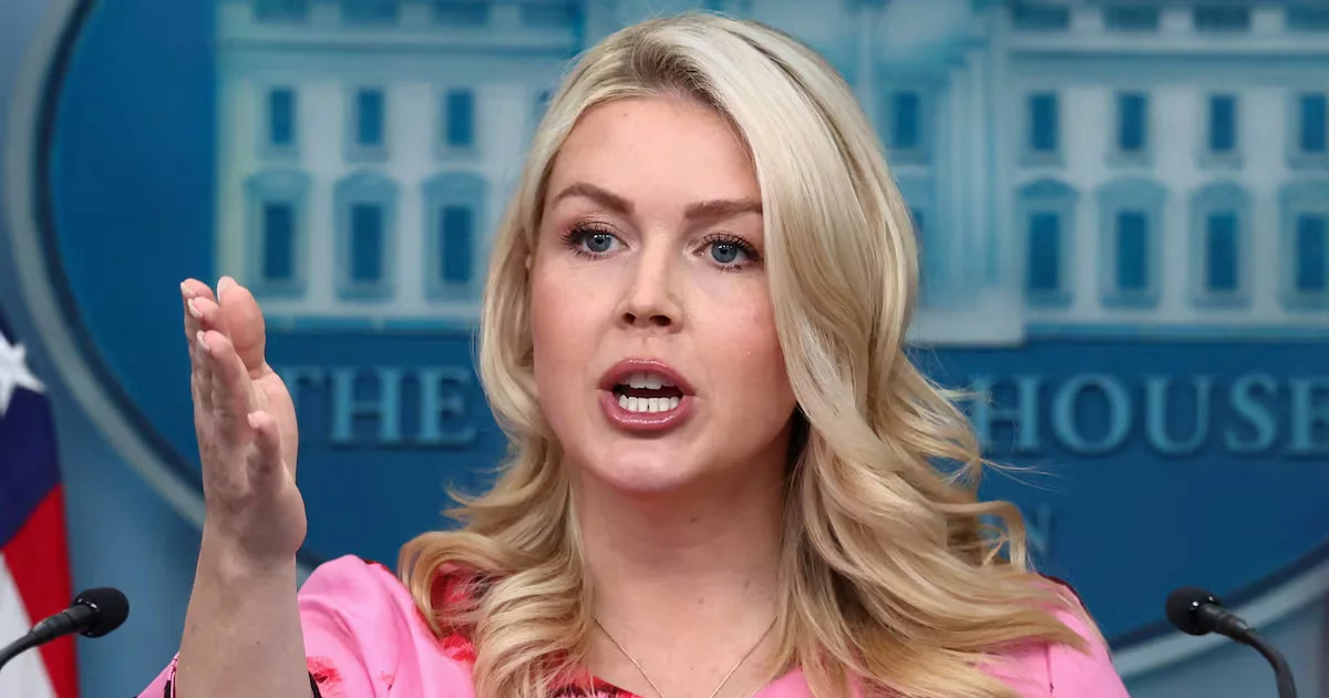 Leavitt Deflects War-Crimes Question as Trump Iran Threats Mount