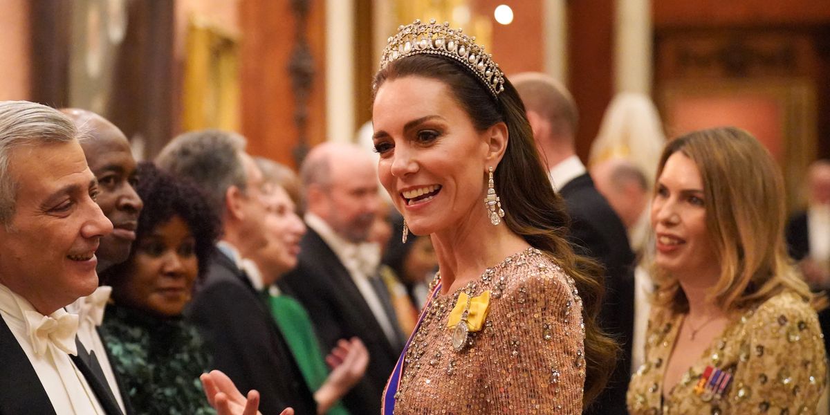 Featured image for Royal Glamour: Kate Middleton and Queen Camilla Shine at Buckingham Palace Reception