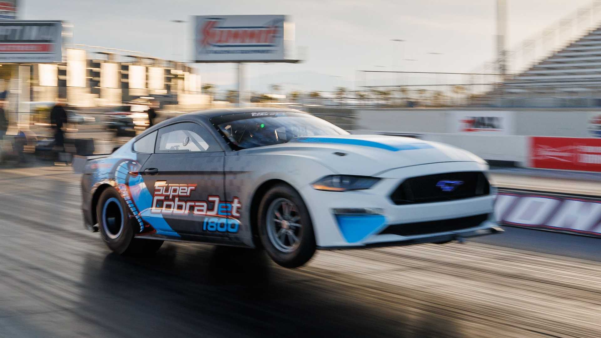 Ford's Electric Mustang Super Cobra Jet Aims for Speed and Record-Breaking Performance