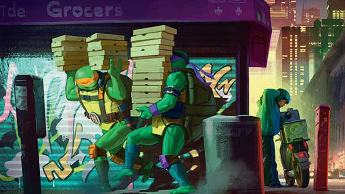 Magic's TMNT Set Reimagines New York City in Neon Nightlife