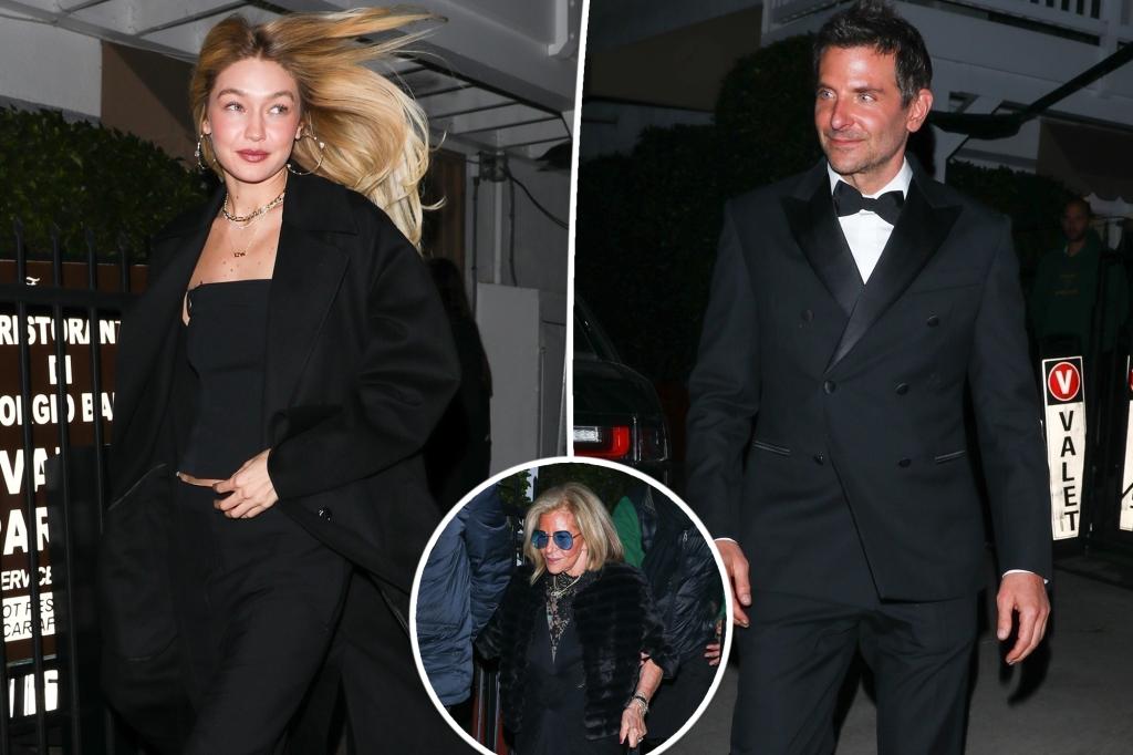 Featured image for "Golden Globes 2024: Gigi Hadid Joins Bradley Cooper and Mom for Post-Awards Dinner"