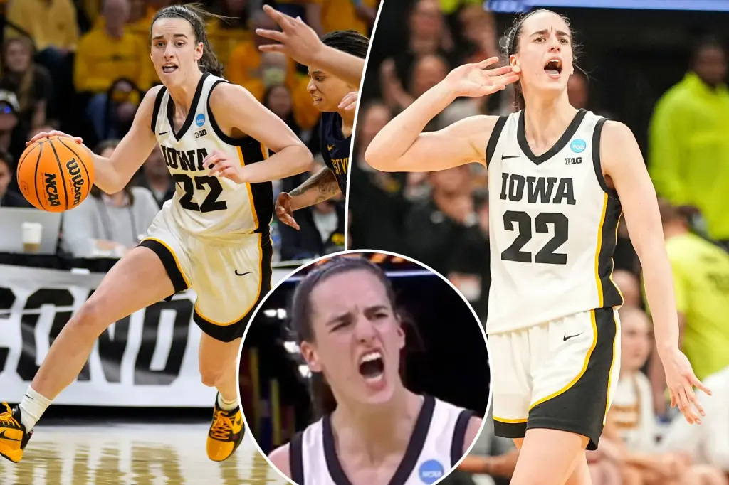 Featured image for Caitlin Clark's Intense March Madness Moment: Did She Shout 'Shut the F--k Up'?