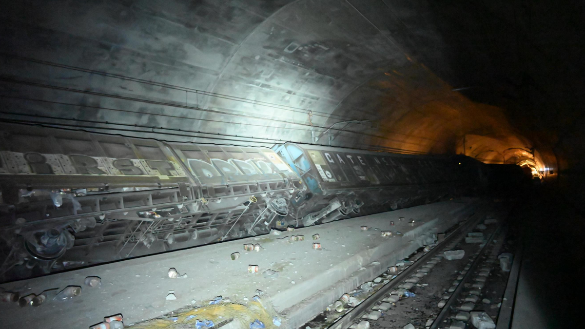 Featured image for "Freight Train Derailment Forces Closure of World's Longest Rail Tunnel Until 2024"