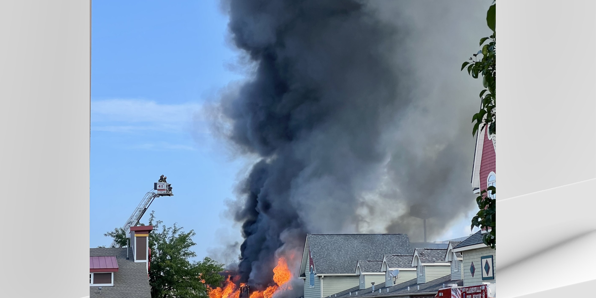 Massive Fire Destroys Clarksville Hotel in Indiana