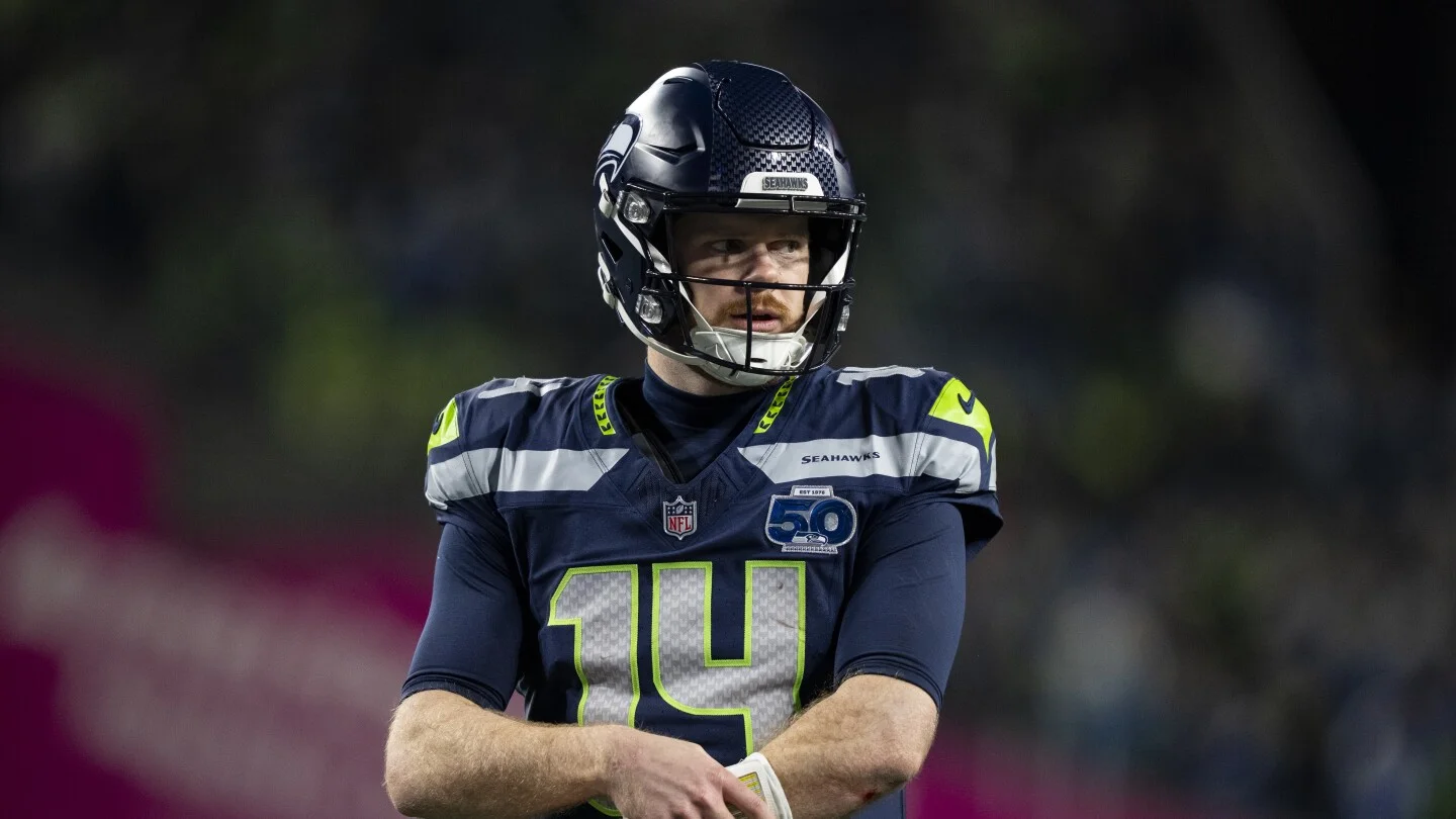 Darnold's oblique limits him as Seahawks prep for Super Bowl
