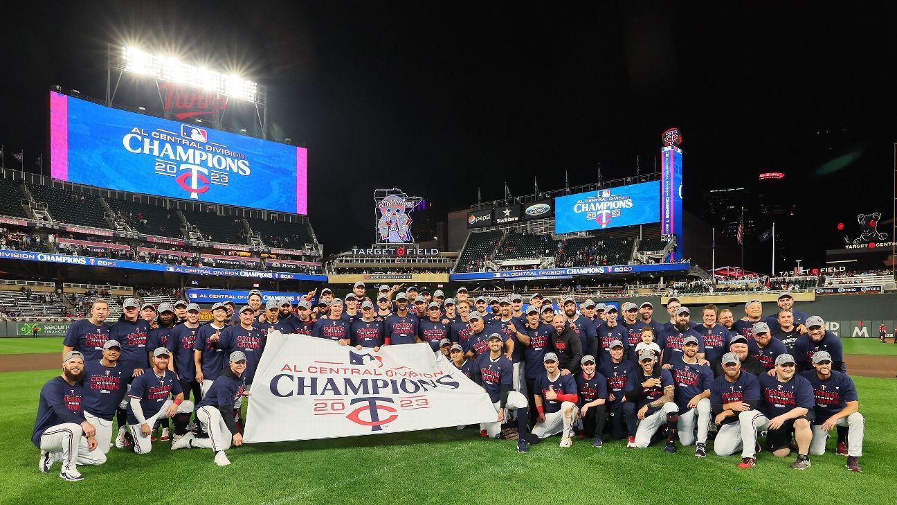 "Twins Secure AL Central Title and Playoff Spot with Victory over Angels"