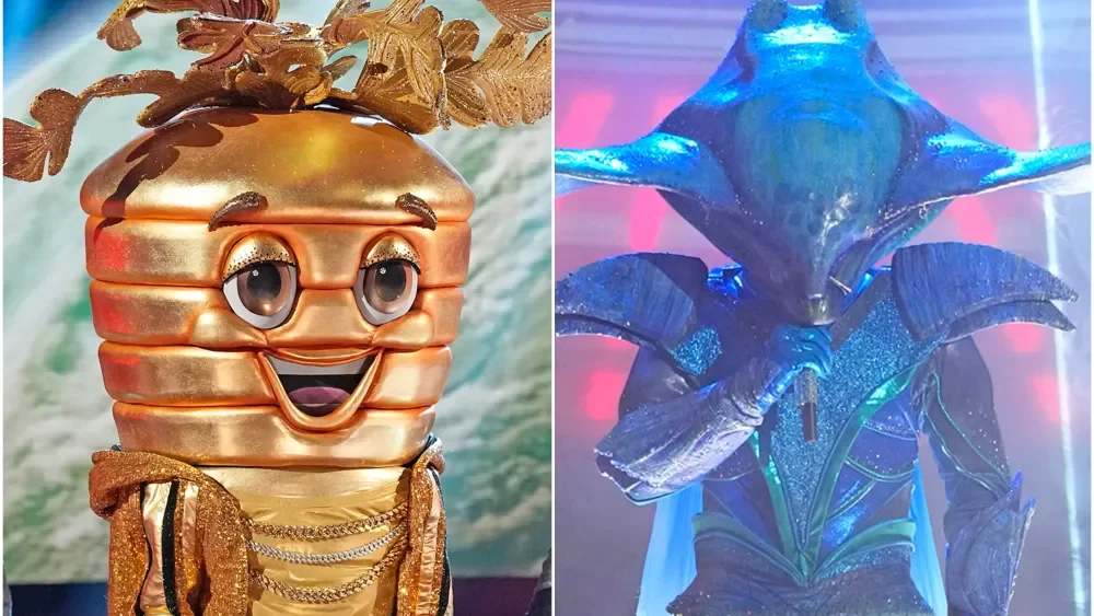 Masked Singer Trek Night Reveals Mathis as 14 Karat Carrot and Ross as Stingray