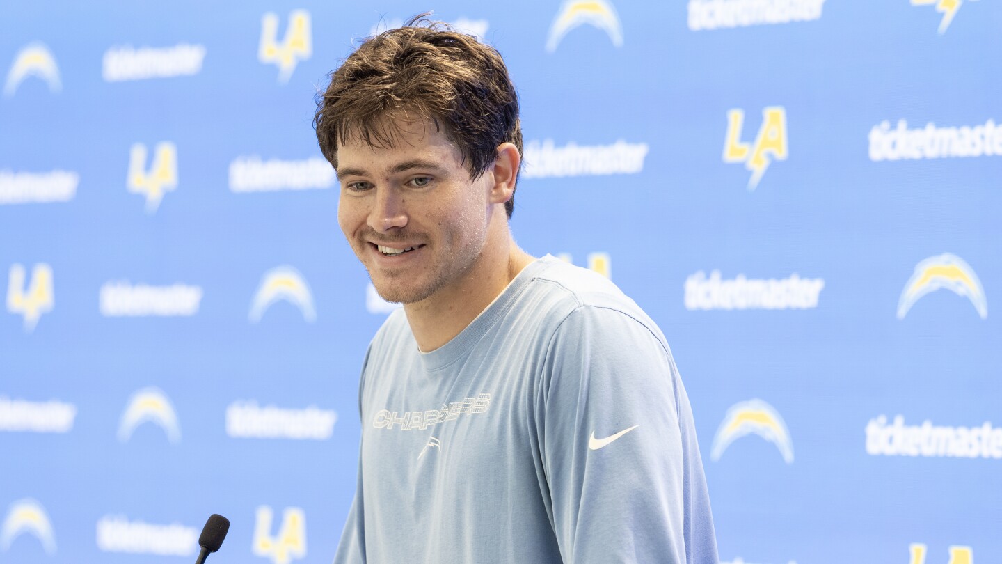 Featured image for Justin Herbert Debuts Red-Tinted Contact Lenses at Chargers Camp