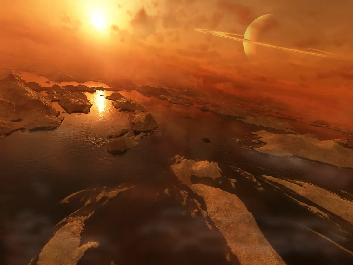 "New Insights Reveal Dynamic Liquid Lakes on Saturn's Moon Titan"