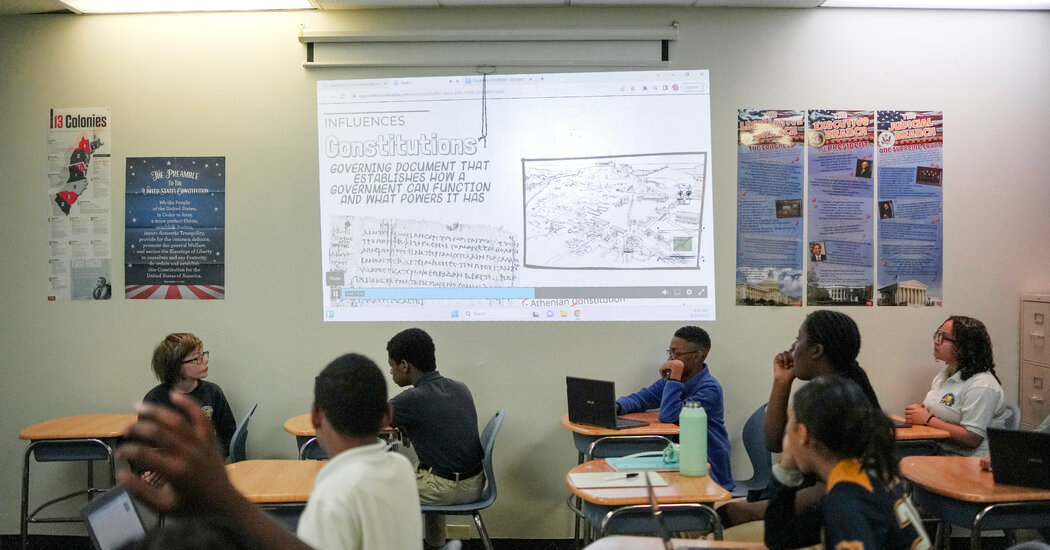 Featured image for "Republican Governors Take on Civics Education as the New Education Battleground"