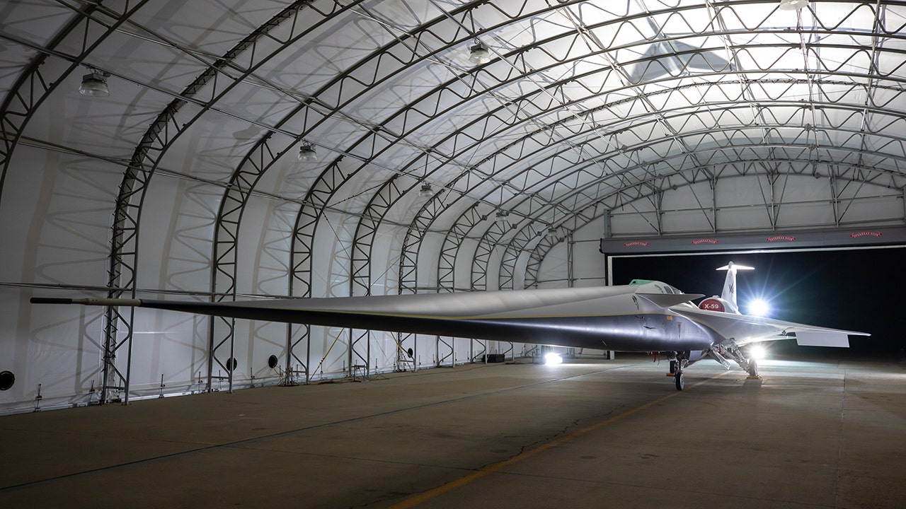 Featured image for "Lockheed Martin and NASA Unveil Supersonic X-59 Jet for Faster Transatlantic Travel"