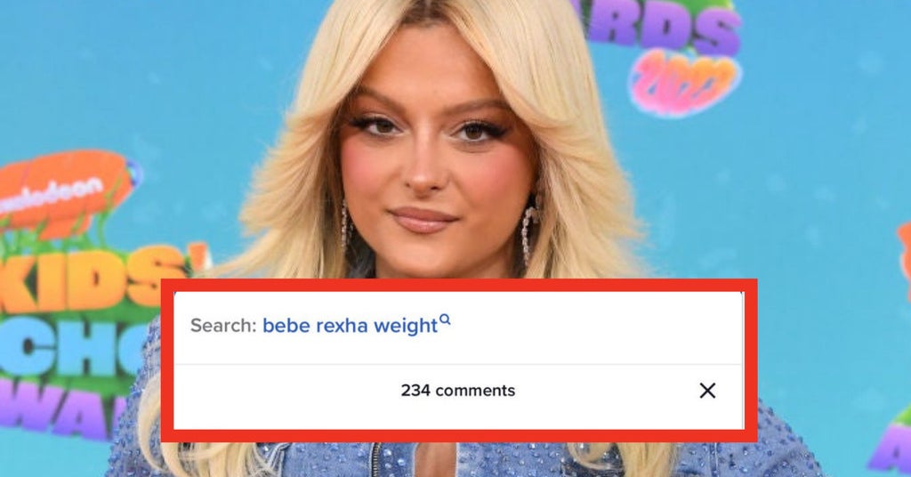 Bebe Rexha addresses TikTok weight criticism.
