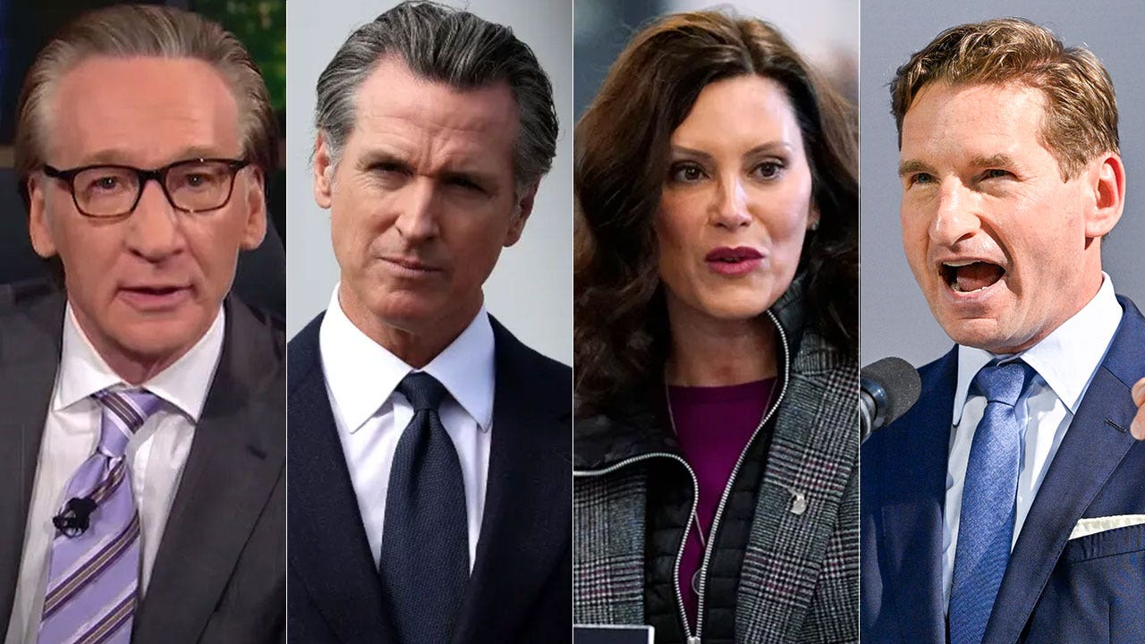2024 Campaigns: Maher Criticizes Newsom and Whitmer, Credits Phillips for Challenging Biden