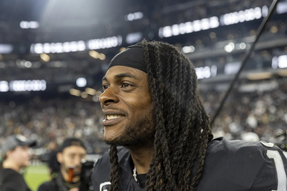 Featured image for Raiders' Davante Adams Promises Improvement Following McDaniels' Departure