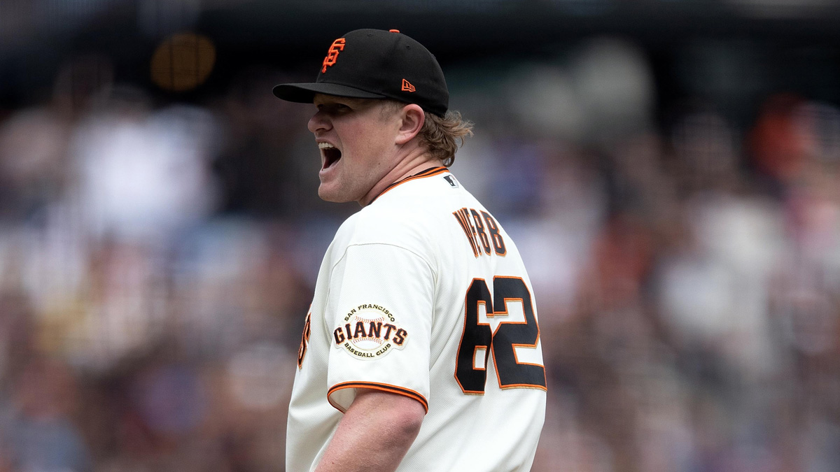 Featured image for "Webb's Silent Response: Complete-Game Shutout Ushers Giants into All-Star Break"