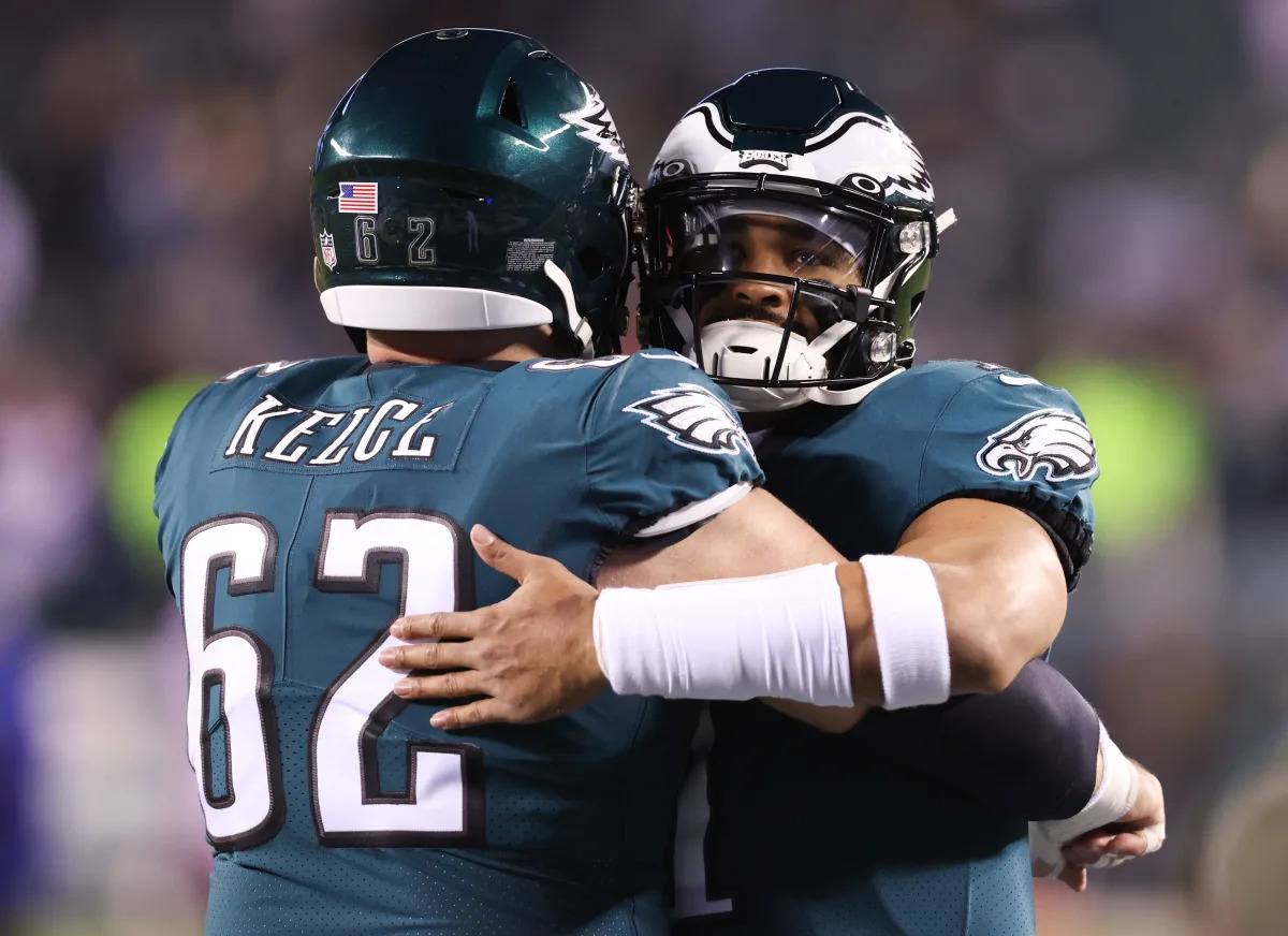 Featured image for Jason Kelce and Jalen Hurts address Eagles' commitment concerns after Seahawks loss