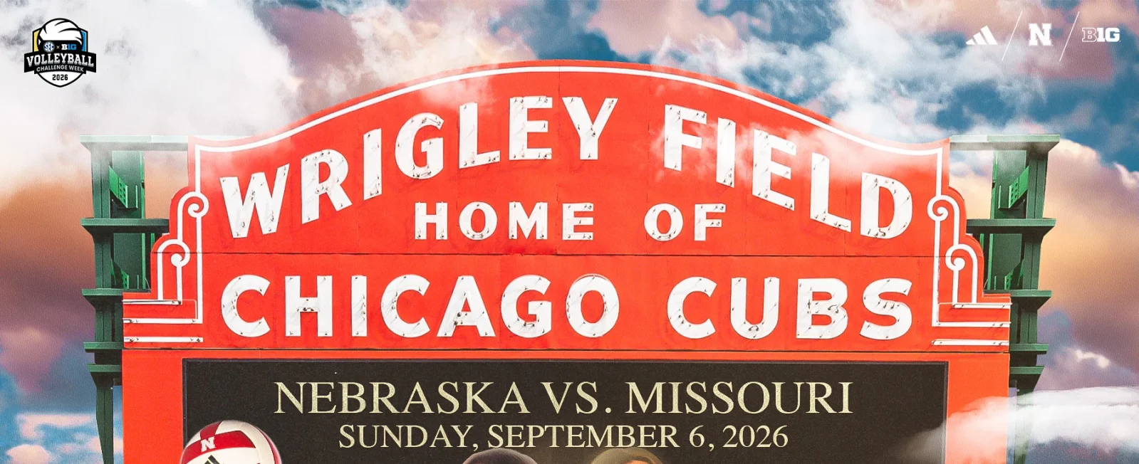 Nebraska, Missouri set for historic Wrigley Field volleyball showdown