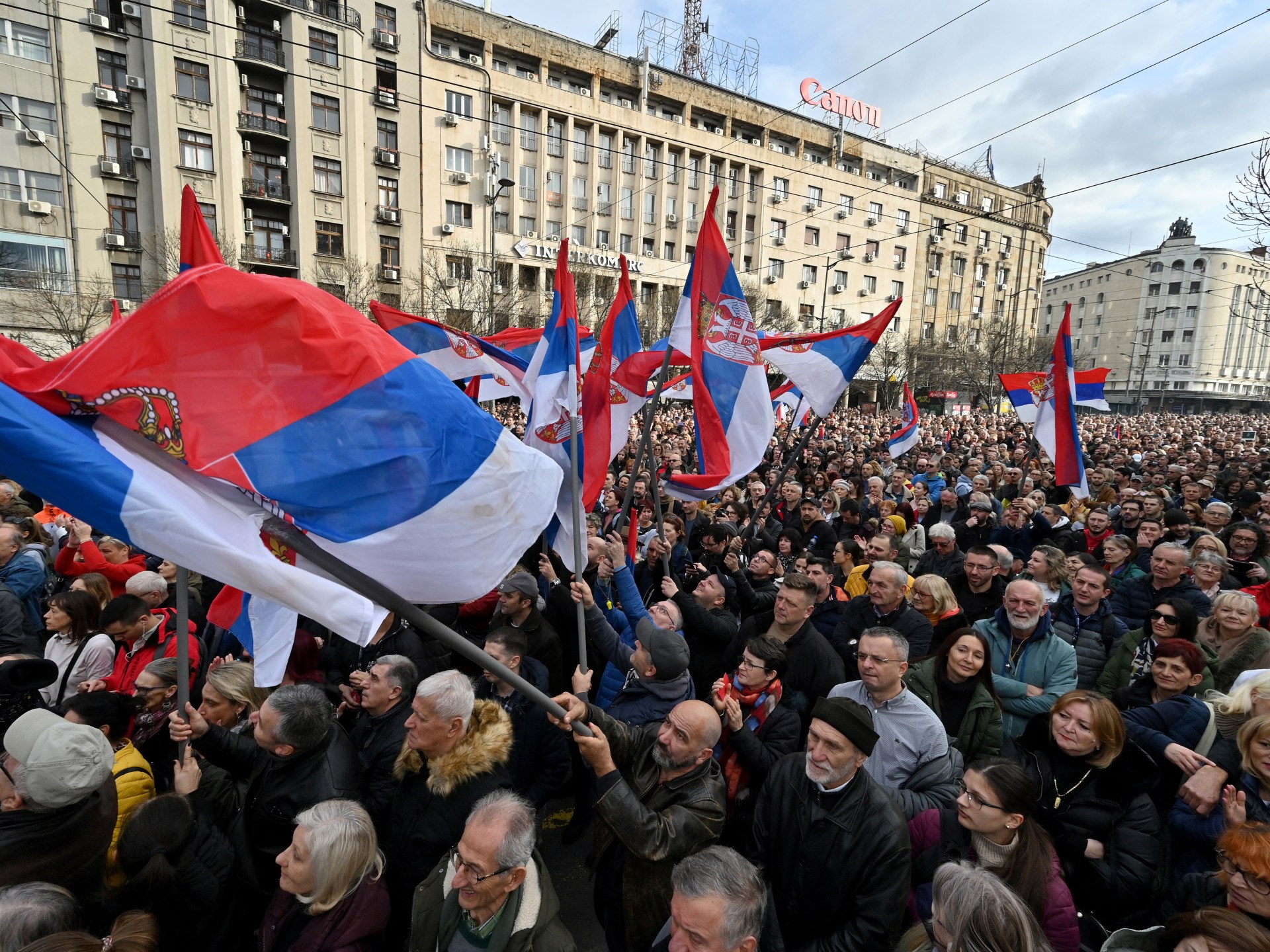 Featured image for "Serbian Protests Escalate Over Alleged Election Fraud Amid Accusations of Western Interference"