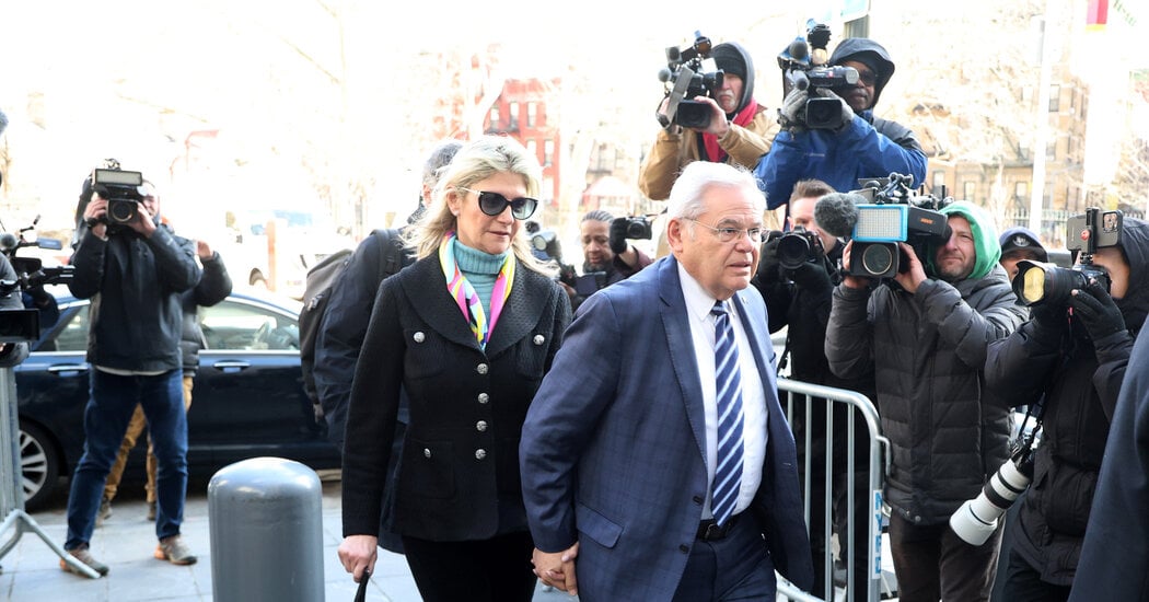 Featured image for "Senator Menendez's Bribery Trial: Will His Wife Take the Fall?"