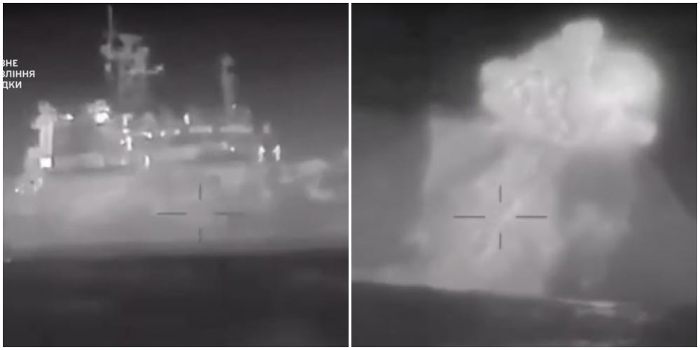 "Ukraine Strikes Again: Sinks Russian Warship in Black Sea"