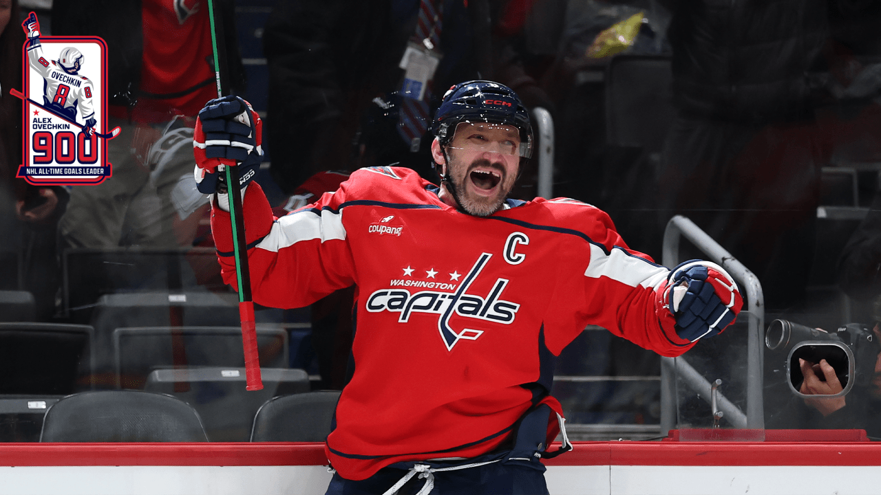 Featured image for Ovechkin makes history as first NHL player to reach 900 goals