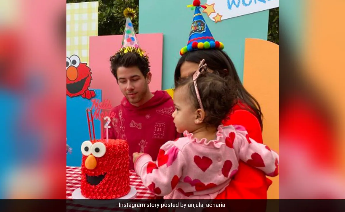 Featured image for "Nick Jonas and Priyanka Chopra's Elmo-Themed Bash for Malti's 2nd Birthday"