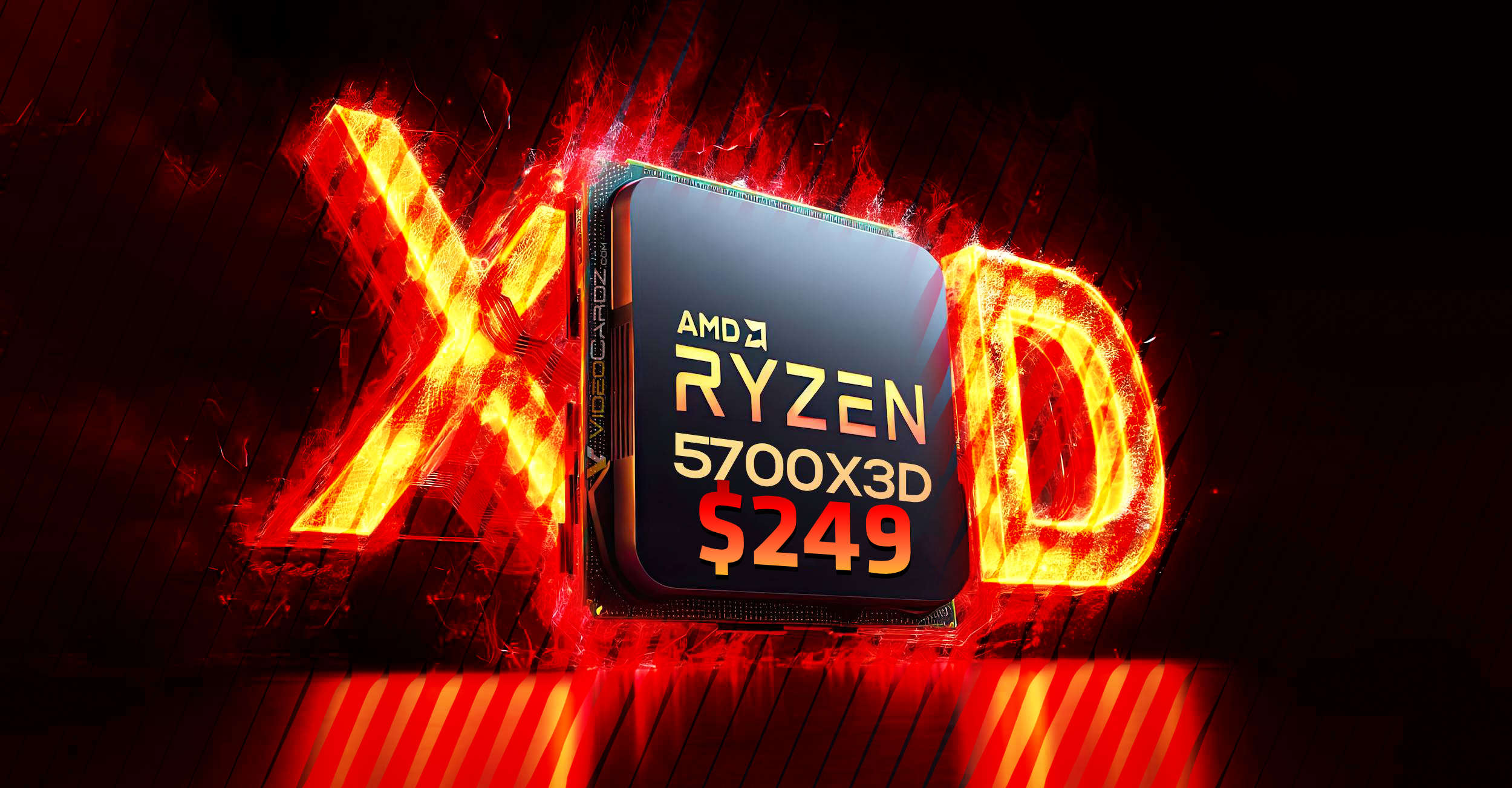 Featured image for AMD Unveils Ryzen 7 5700X3D CPU with 3D V-Cache Technology