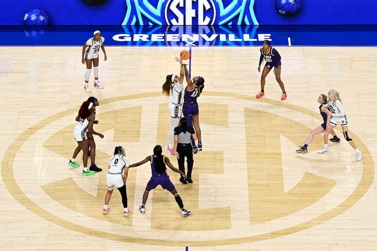 Featured image for "Unraveling the Fallout: Impact of South Carolina-LSU Brawl on NCAA Tournament"