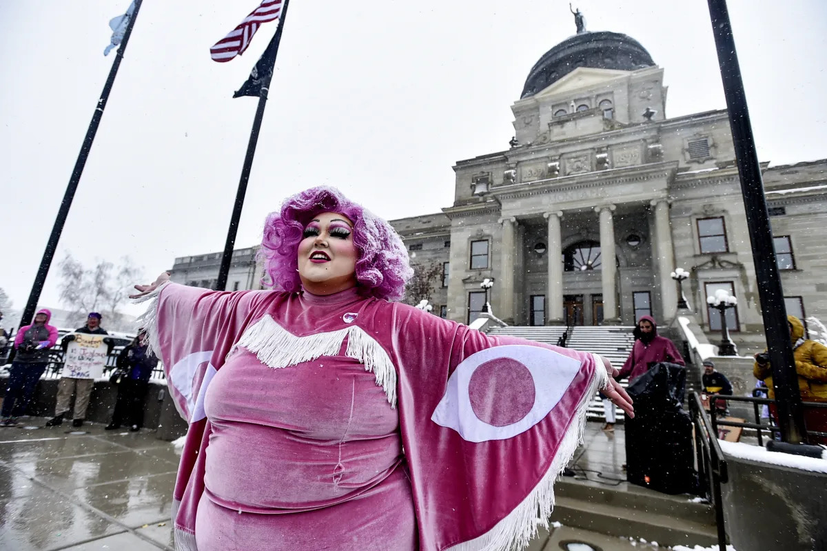 Montana bans drag queens from reading to kids in public spaces.