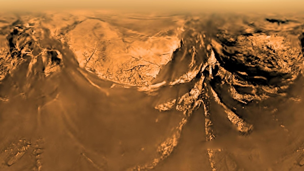 "Study Finds Saturn's Moon Titan Unlikely to Support Life"
