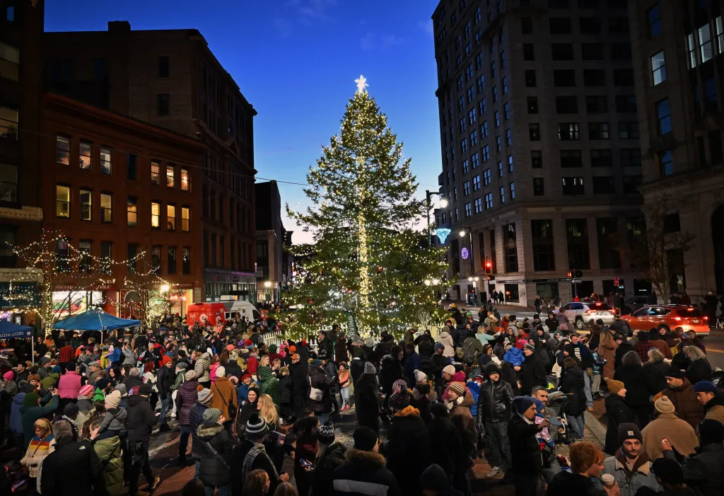 Featured image for Portland's Dazzling Tree Lighting Kicks Off Holiday Festivities