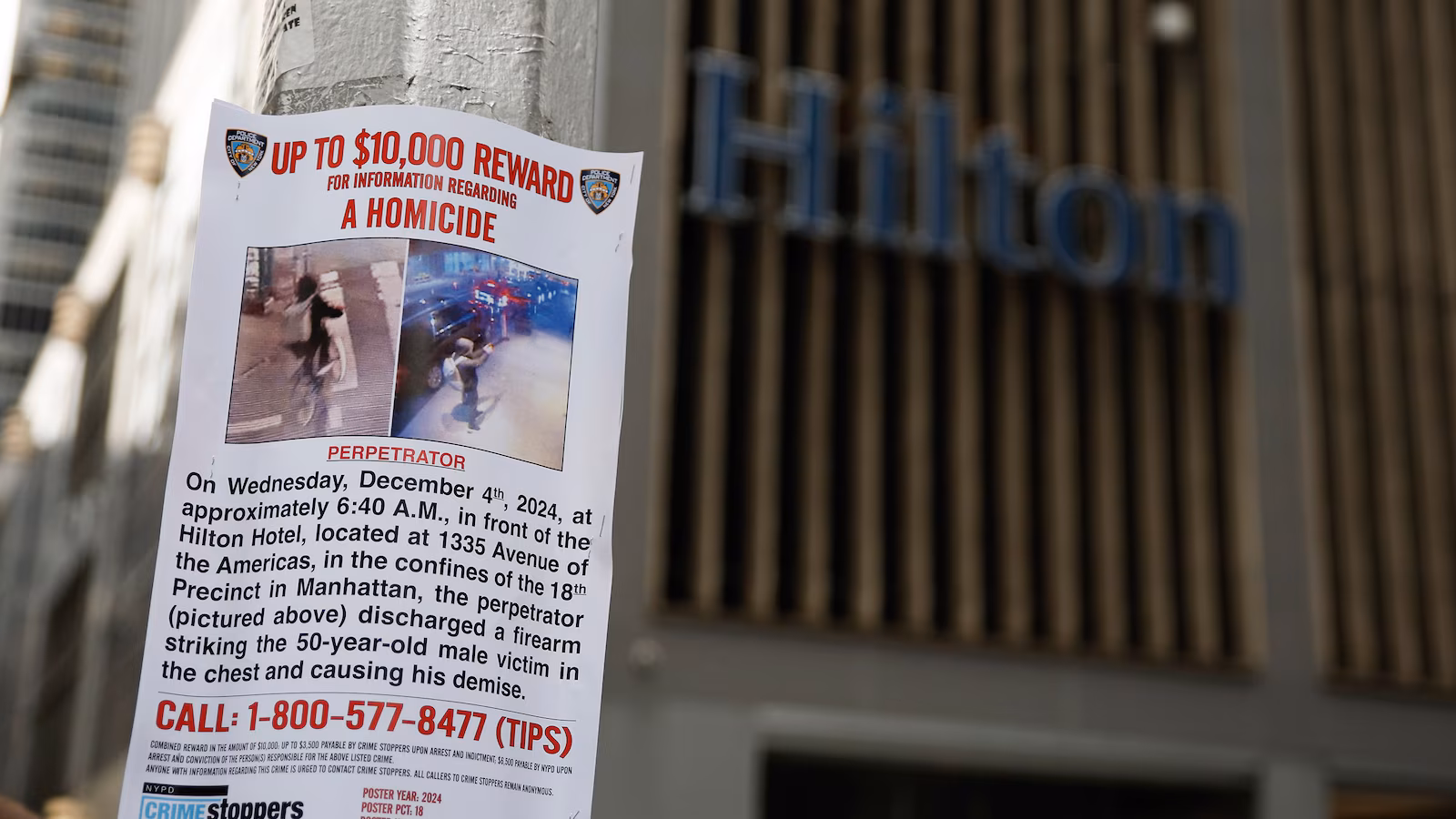Manhunt Intensifies for CEO's Killer as Cryptic Bullet Message Emerges