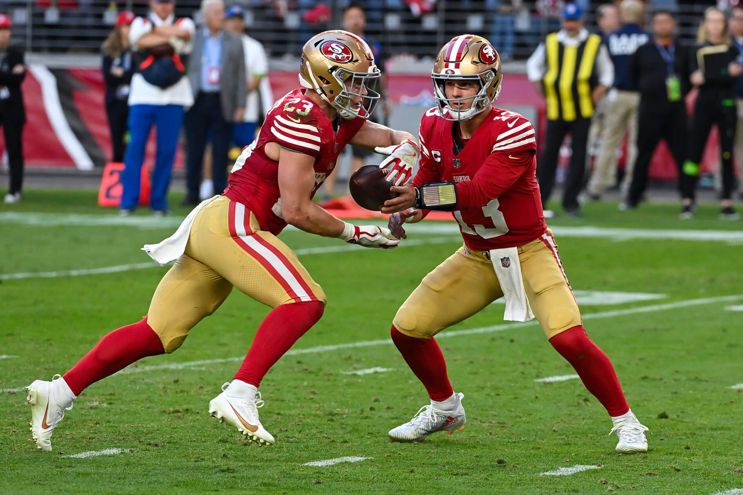 "49ers' Brock Purdy Endorses Christian McCaffrey for NFL MVP, but Lamar Jackson Remains Most Valuable QB"