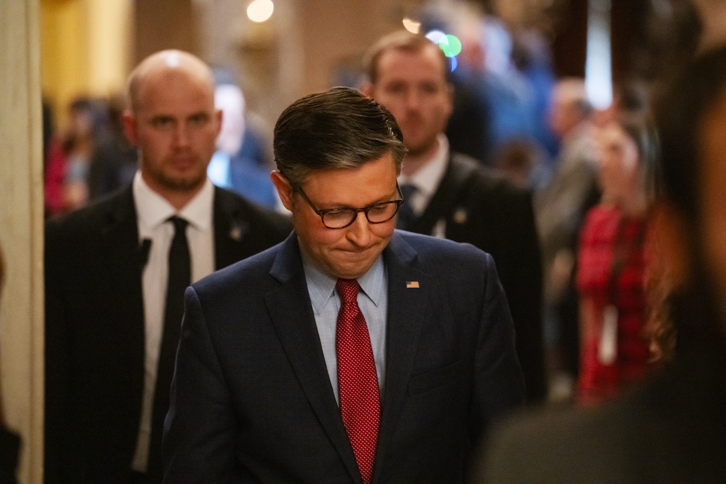 Featured image for "House Speaker Johnson Faces Revolt Over Spending Deal, Threatening Government Shutdown"