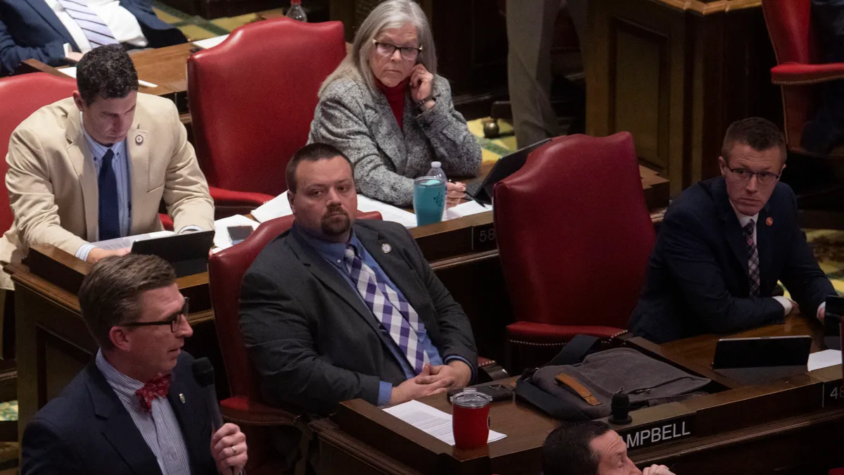Tennessee GOP leader resigns over workplace harassment.