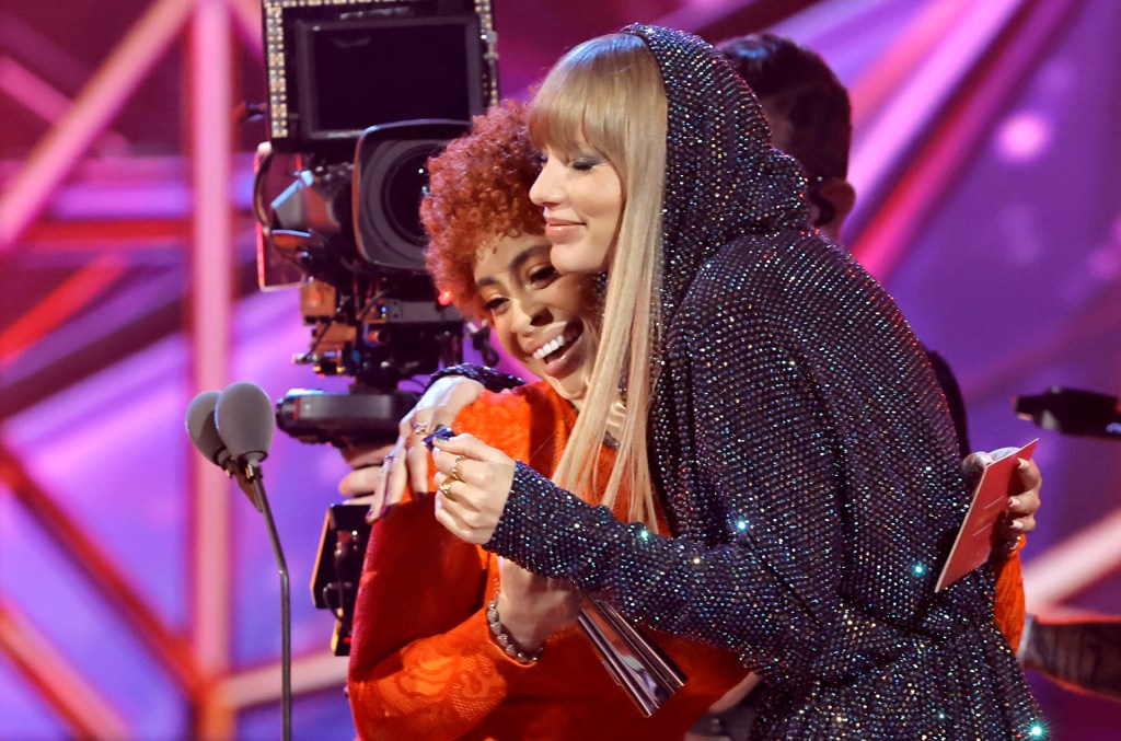 Taylor Swift Collaborates with Ice Spice for "Karma" Remix and New Visuals.