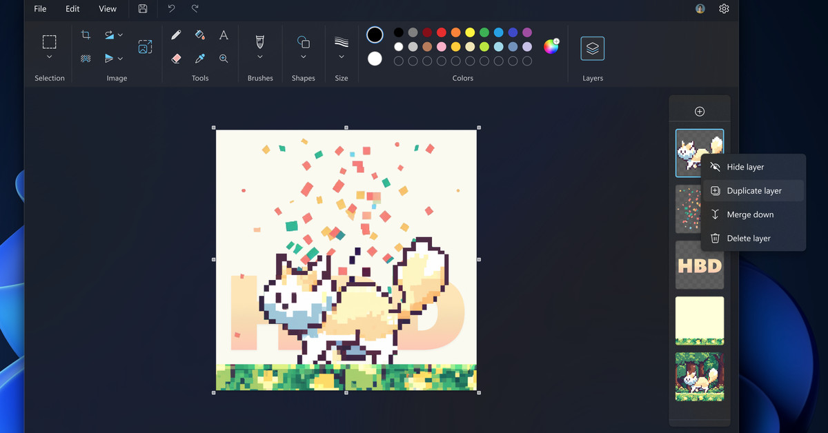 Featured image for Microsoft Paint Embraces Photoshop's Best Features: Layers and Transparency