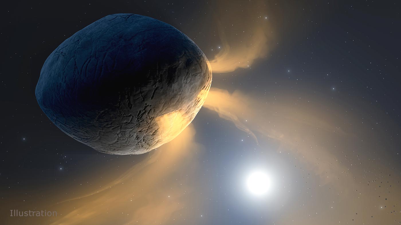 Featured image for Asteroid's Tail Composition Surprises Scientists.