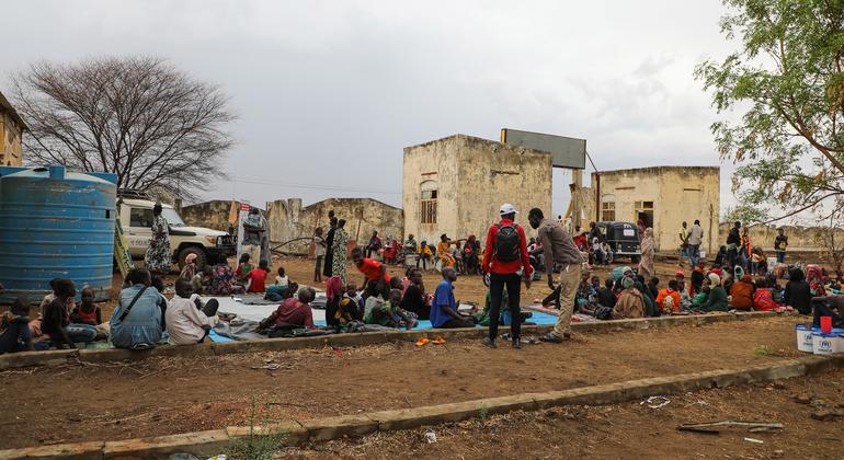 Sudanese refugees flee to Chad amidst ethnic clashes and hunger.