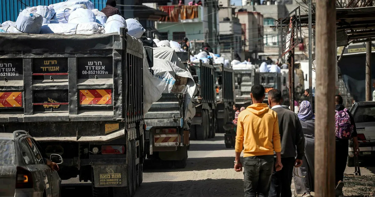 Featured image for "Israel's Humanitarian Aid Floods Gaza Amid Ongoing Conflict"