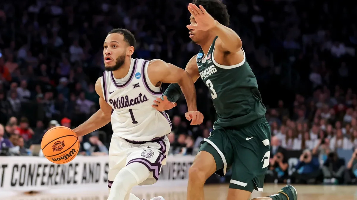 "Kansas State advances to Elite Eight in NCAA March Madness after thrilling win over Michigan State"