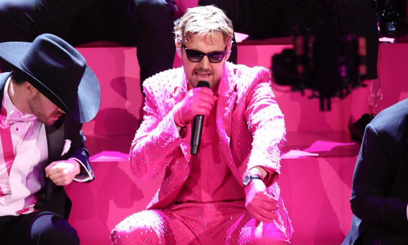 Featured image for "Ryan Gosling's Daughters Influence His Decision on 'I'm Just Ken' Oscars Performance"