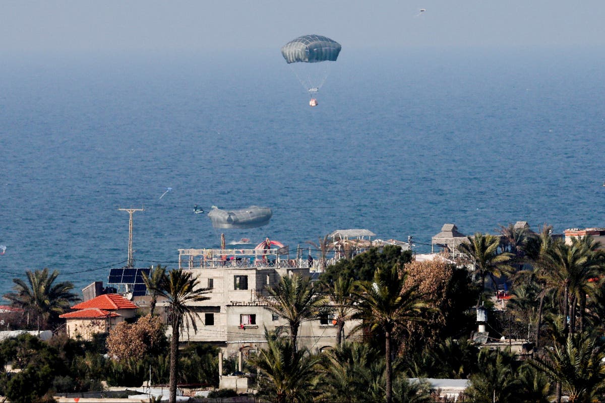 "US Considers Airdropping Aid to Gaza Amid Israeli Blockade"