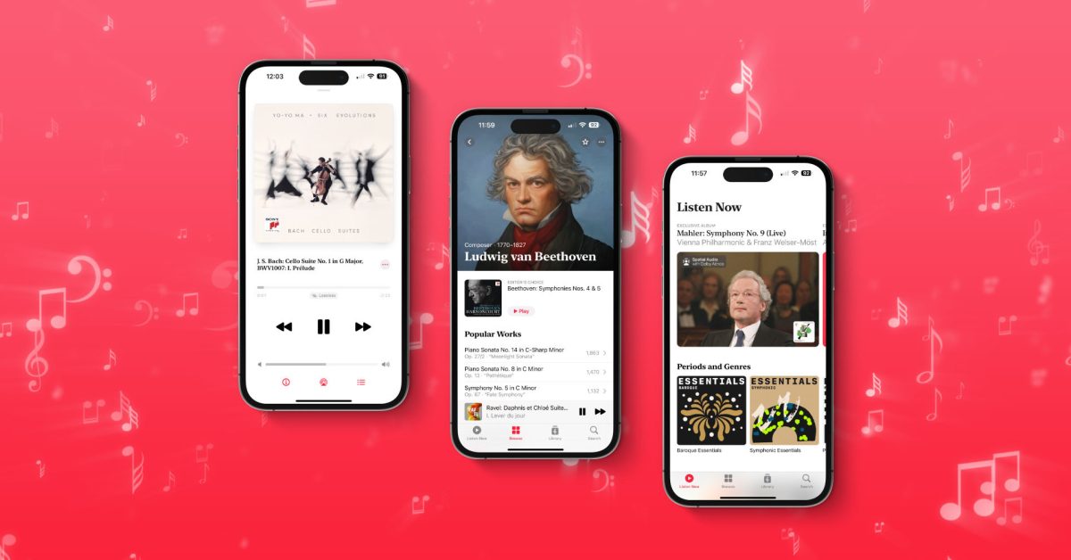 Featured image for Apple Music Classical Launches Globally for iPhone Users.