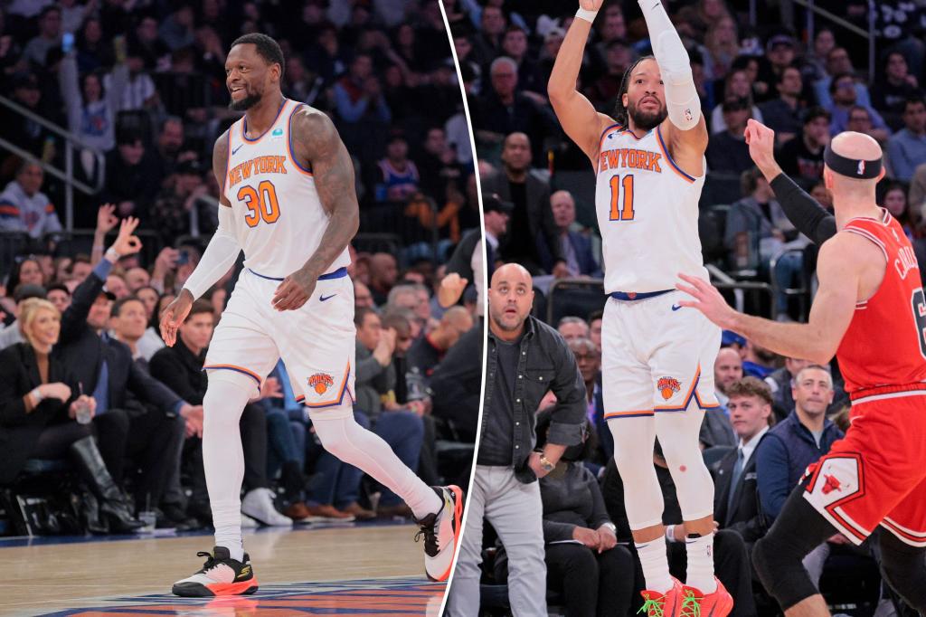 Featured image for "Randle and Brunson Combine for 66 Points in Knicks' Dominant Victory Over Bulls"