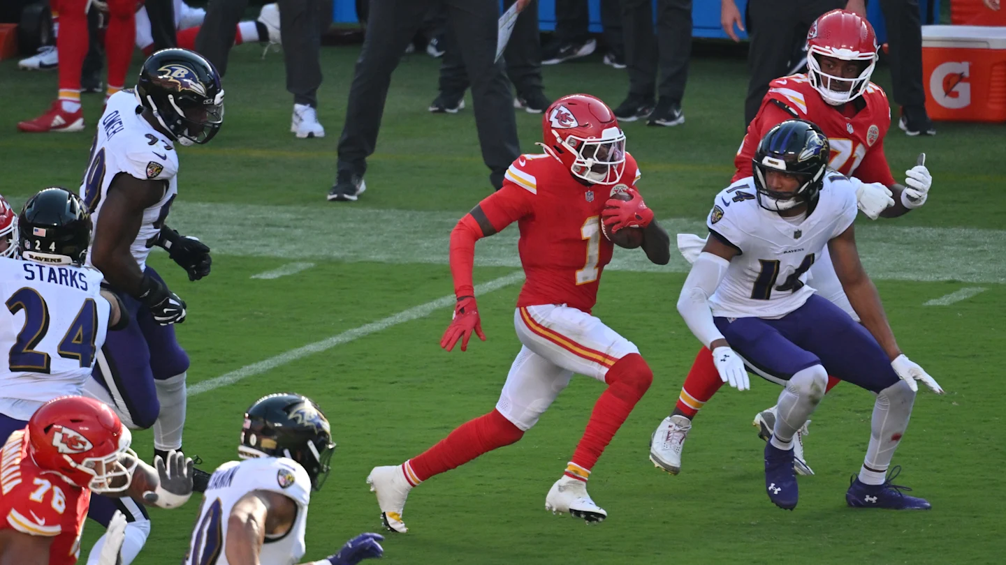 Chiefs' Xavier Worthy questionable for Monday Night Football vs. Jaguars
