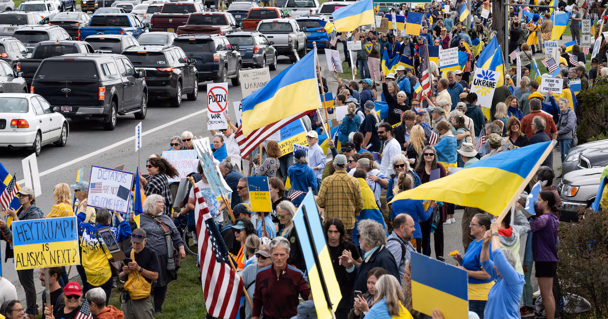 Alaska Rally Highlights Tensions Ahead of Trump-Putin Summit